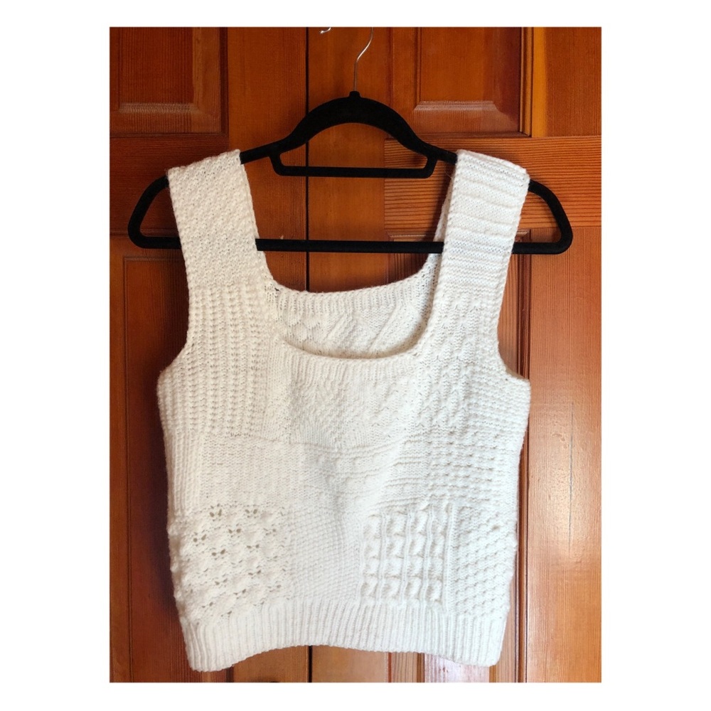 Vintage Knit Crop Top